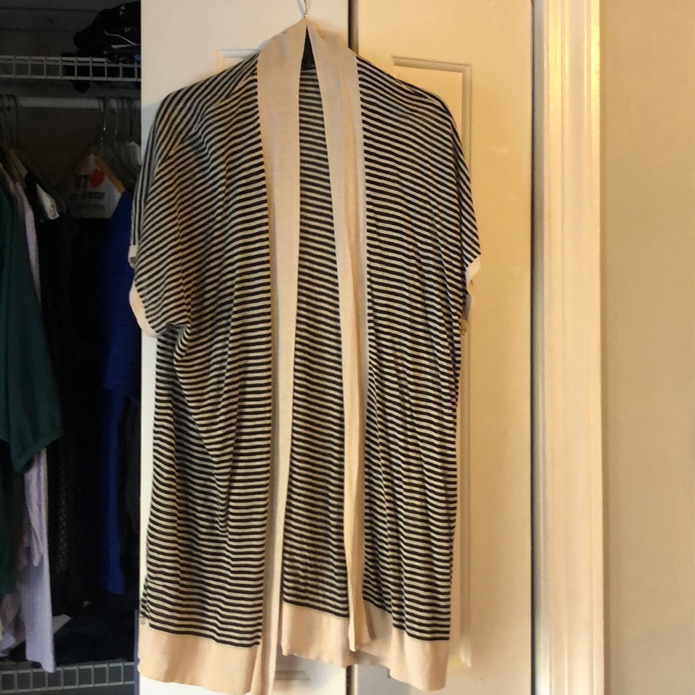 Loft Short Sleeve Open Cardigan